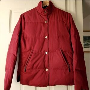 Reversible Talbots Puffer Jacket Red / Black